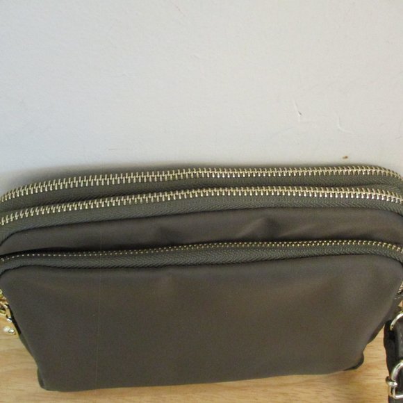 MINICAT RFID Blocking Small Travel Crossbody Purse, Nylon, Brown, 8 CC slots - Picture 9 of 16